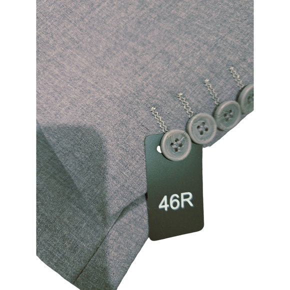 NWT Alain Dupetit Medium Grey Two Button Suit - Picture 6 of 7